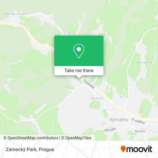 Zámecký Park map