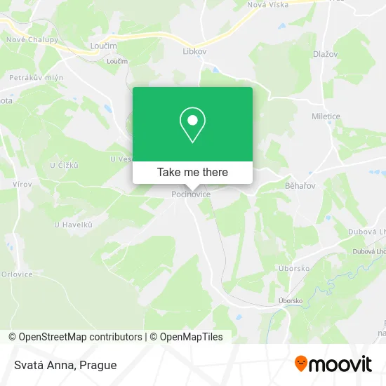 Карта Svatá Anna