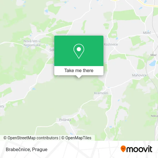 Карта Brabečnice