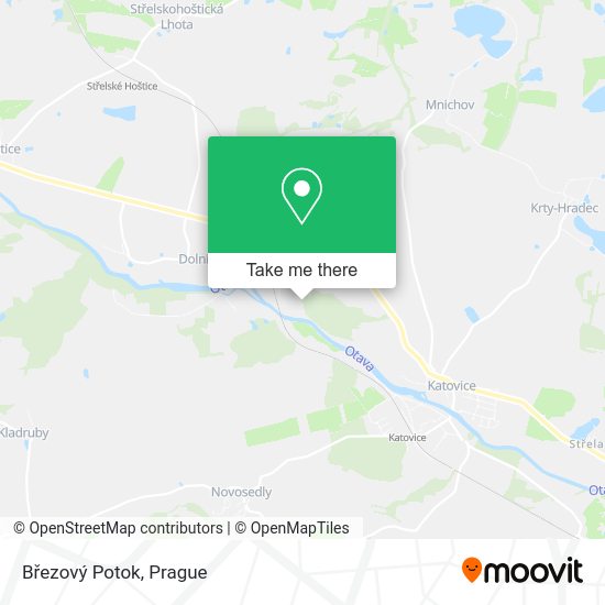 Březový Potok map