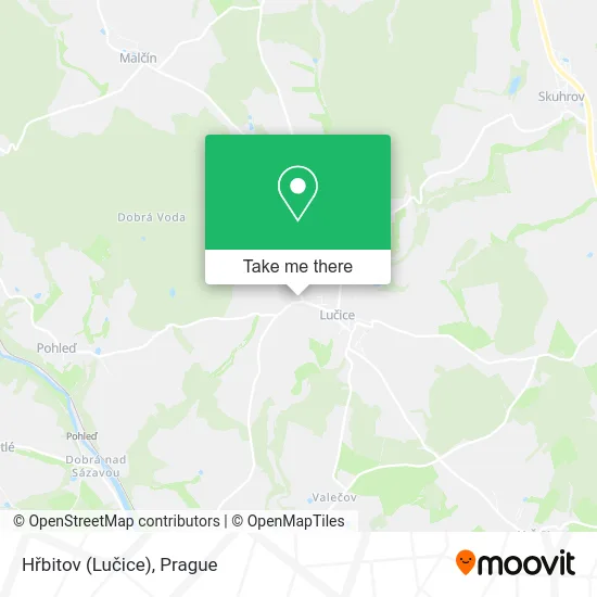 Карта Hřbitov (Lučice)