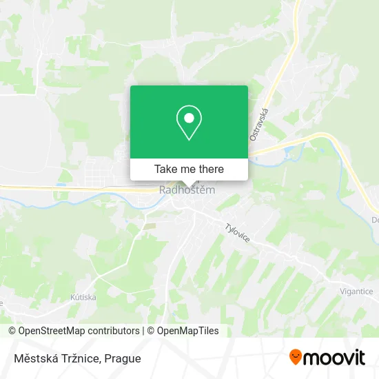 Карта Městská Tržnice