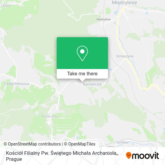 Kościół Filialny Pw. Świętego Michała Archanioła, map