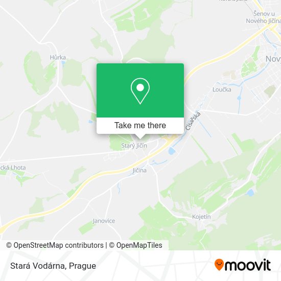 Stará Vodárna map