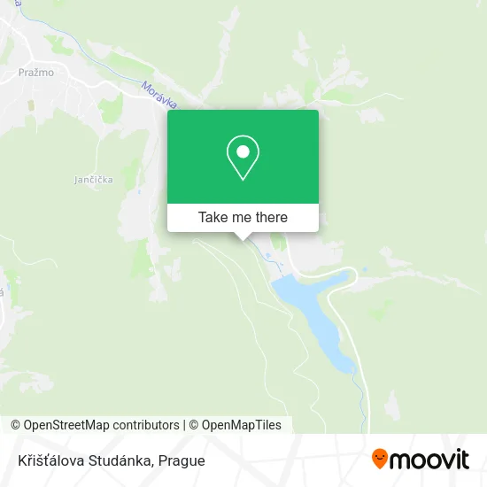 Křišťálova Studánka map