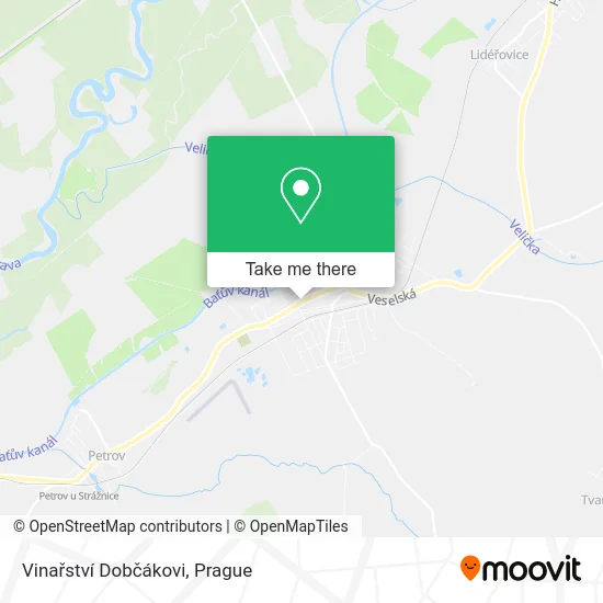 Vinařství Dobčákovi map