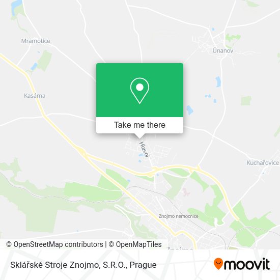 Sklářské Stroje Znojmo, S.R.O. map