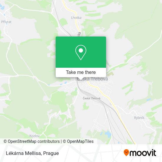 Lékárna Mellisa map