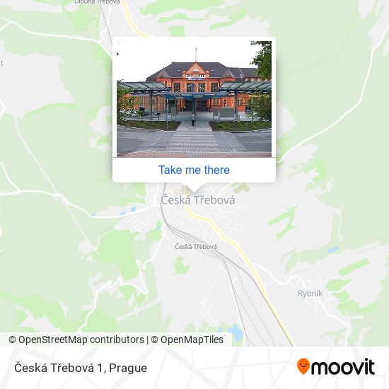Česká Třebová 1 map