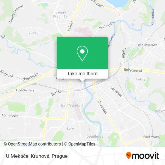 Карта U Mekáče, Kruhová