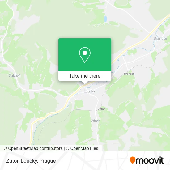 Карта Zátor, Loučky