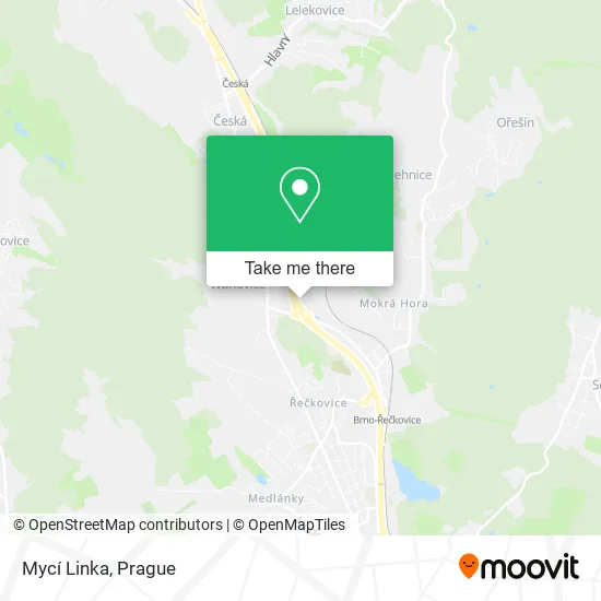 Карта Mycí Linka