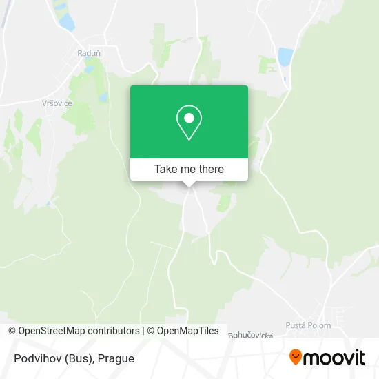 Podvihov (Bus) map