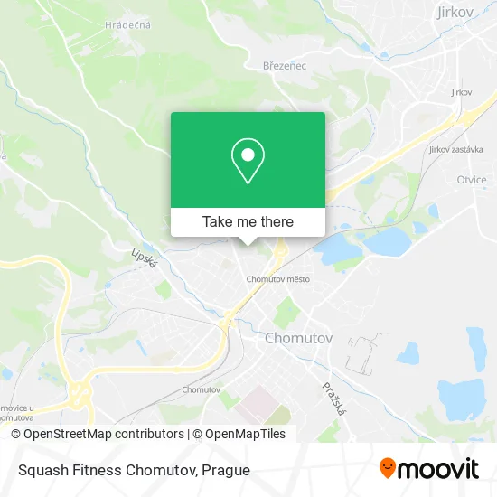 Карта Squash Fitness Chomutov