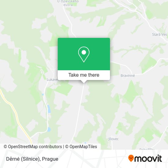 Děrné (Silnice) map