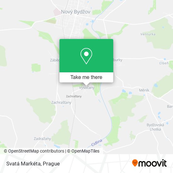 Svatá Markéta map