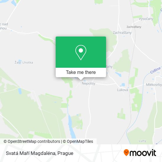 Svatá Maří Magdaléna map