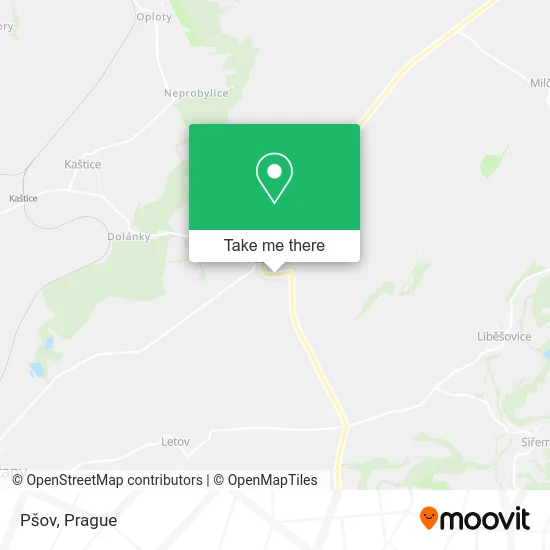 Карта Pšov