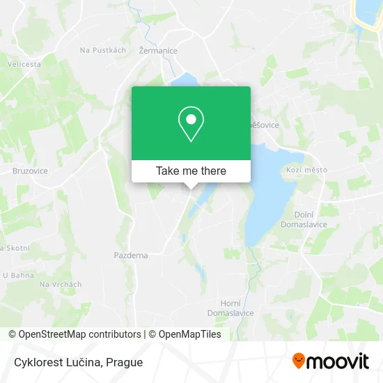 Карта Cyklorest Lučina