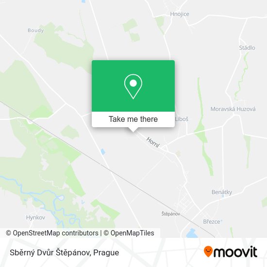 Sběrný Dvůr Štěpánov map