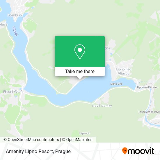 Amenity Lipno Resort map