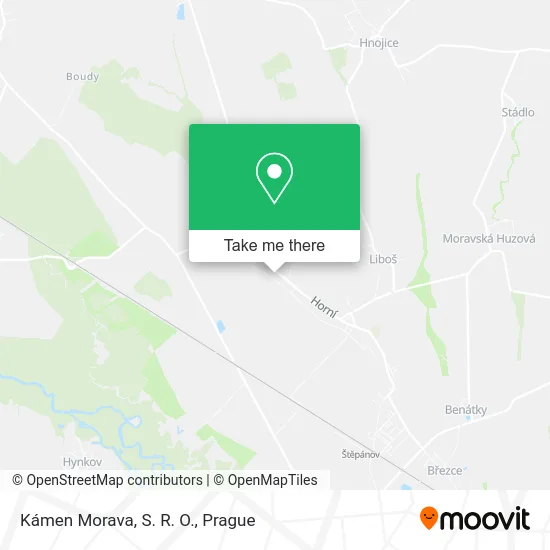 Карта Kámen Morava, S. R. O.