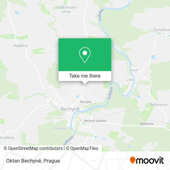 Карта Oktan Bechyně