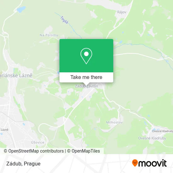 Карта Zádub