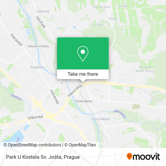 Park U Kostela Sv. Jošta map