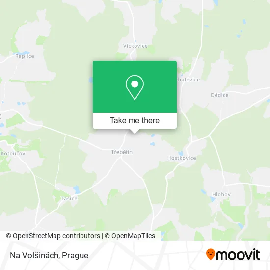 Карта Na Volšinách