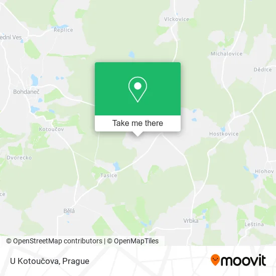 Карта U Kotoučova