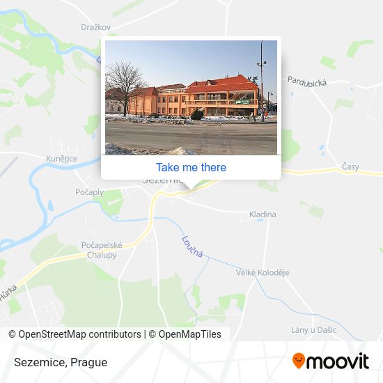 Карта Sezemice