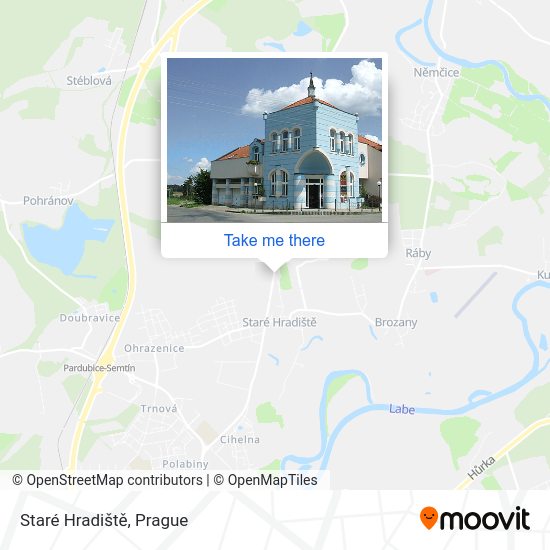 Staré Hradiště map