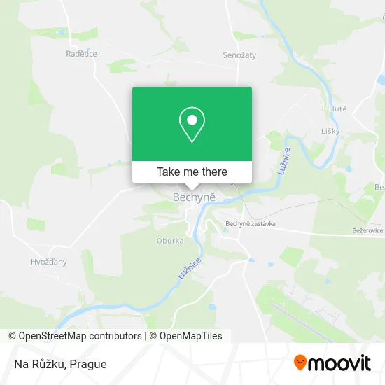 Карта Na Růžku