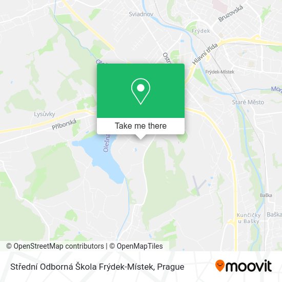 Střední Odborná Škola Frýdek-Místek map