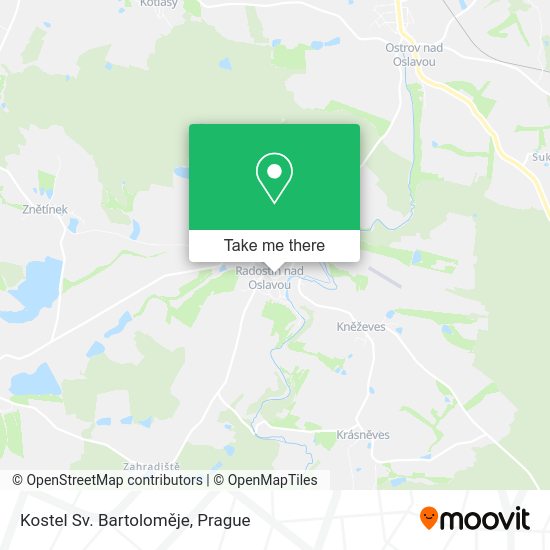 Kostel Sv. Bartoloměje map