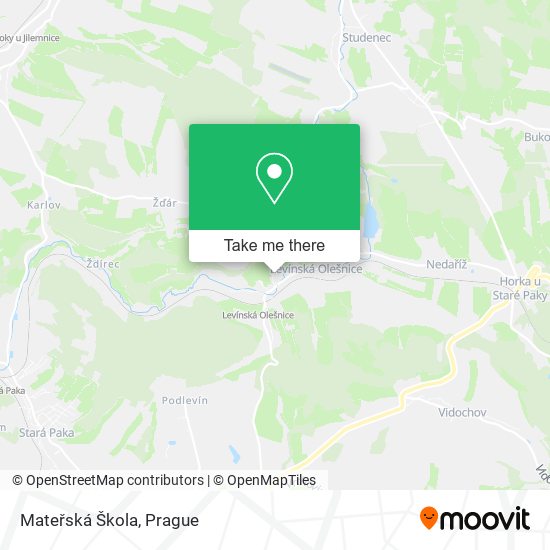 Mateřská Škola map