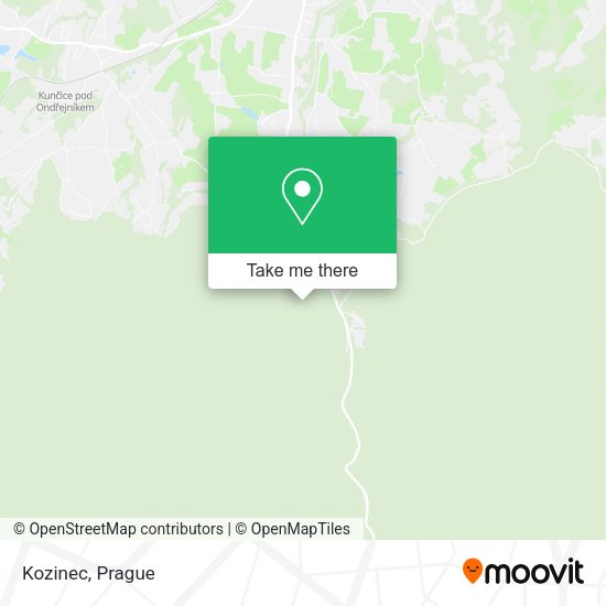 Карта Kozinec