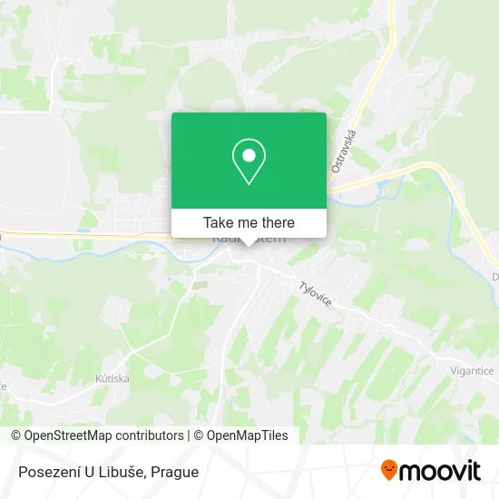 Карта Posezení U Libuše