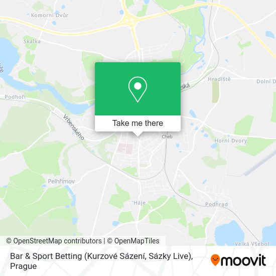 Bar & Sport Betting (Kurzové Sázení, Sázky Live) map