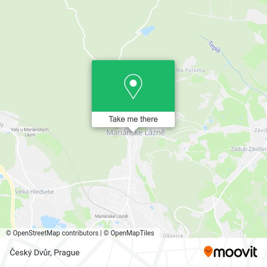 Český Dvůr map