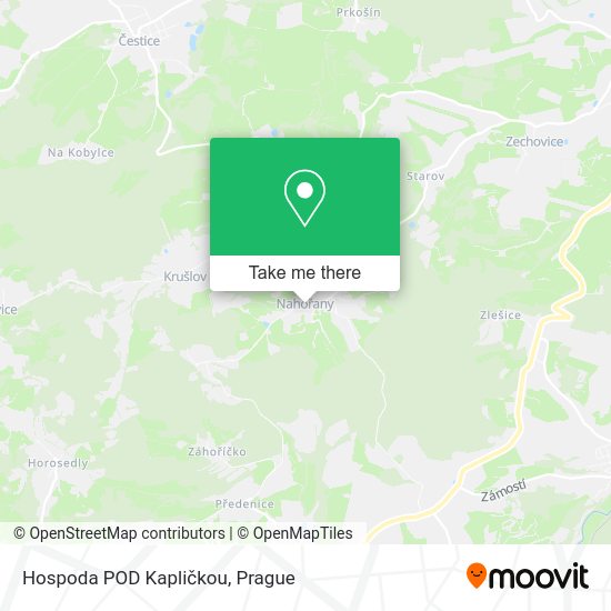 Hospoda POD Kapličkou map