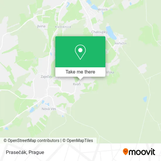 Карта Prasečák