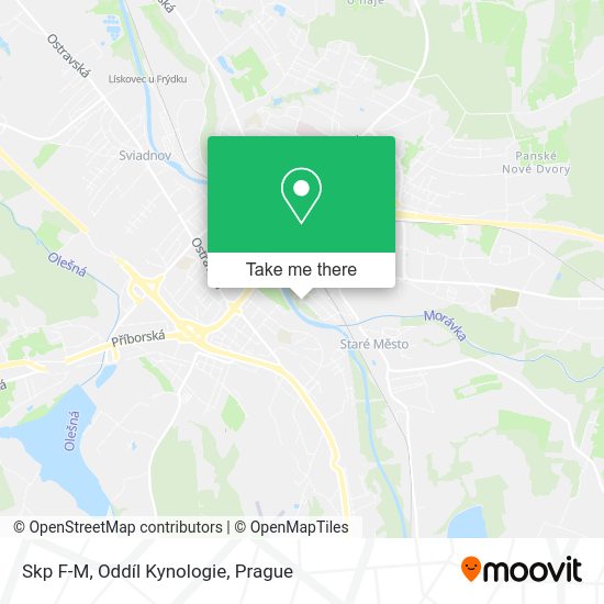 Skp F-M, Oddíl Kynologie map