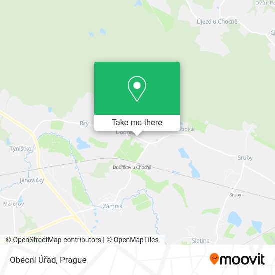 Obecní Úřad map