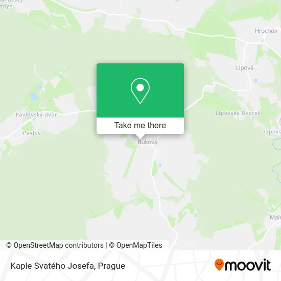Карта Kaple Svatého Josefa