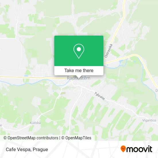 Карта Cafe Vespa