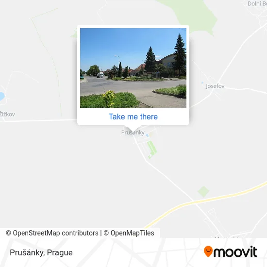 Карта Prušánky