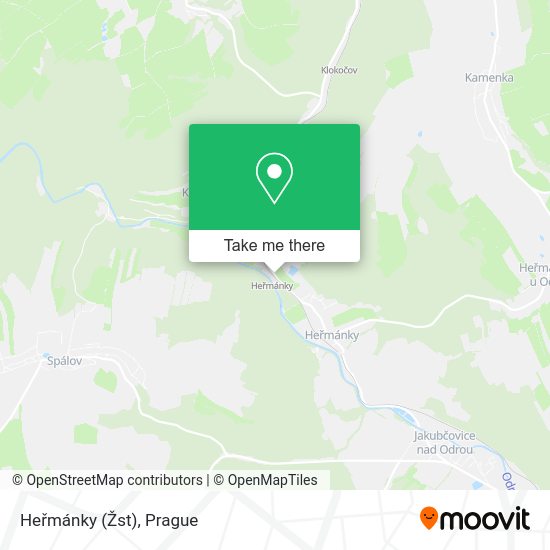 Heřmánky (Žst) map