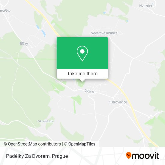 Карта Padělky Za Dvorem